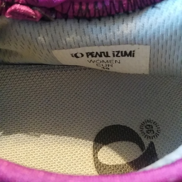 Spinning shoes, women's Size 39, Grey with pink trim - Picture 4 of 4